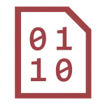 Binary SVG Icon